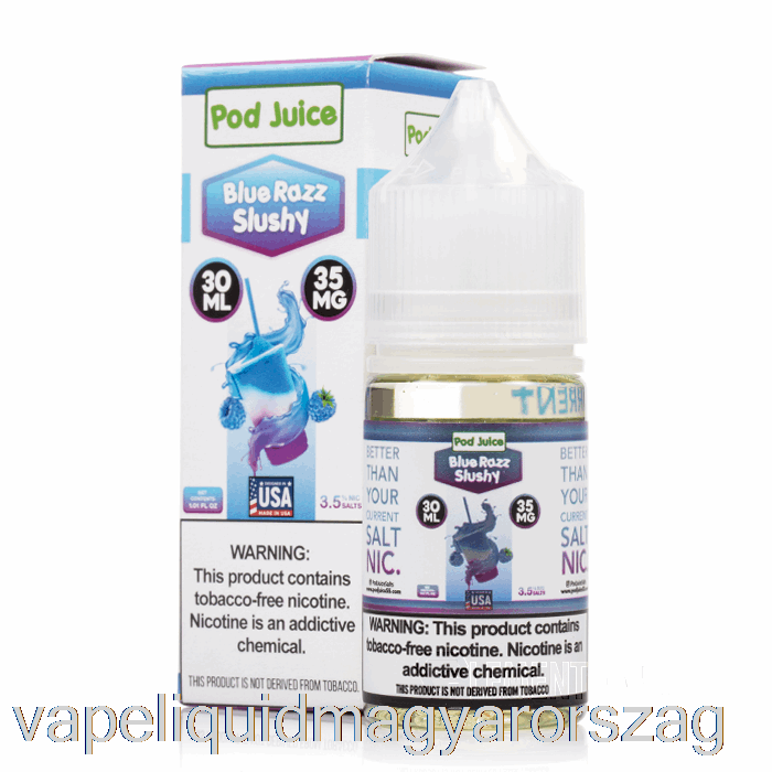 Blue Razz Slushy - Hüvelylé - 30 Ml 55 Mg-os Vape Toll